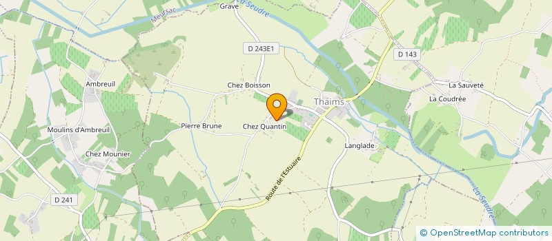 localisation de l'entreprise SCI DAVIGO  THAIMS