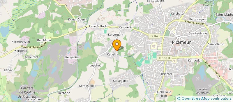 localisation de l'entreprise SCI DAVIL à PLOEMEUR