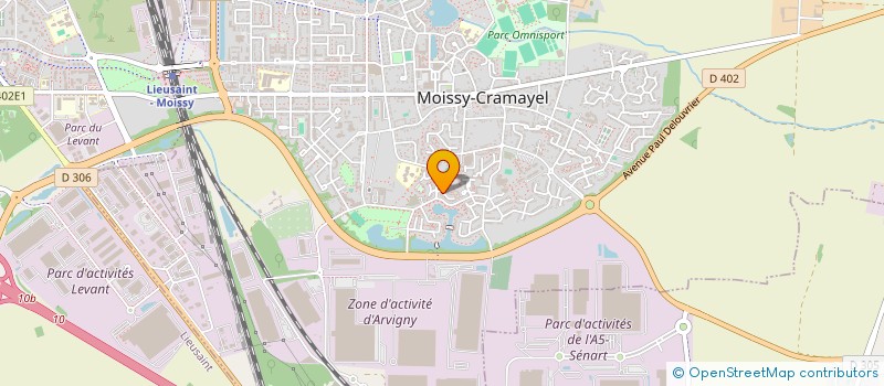 localisation de l'entreprise SCI DAVILIA à MOISSY-CRAMAYEL