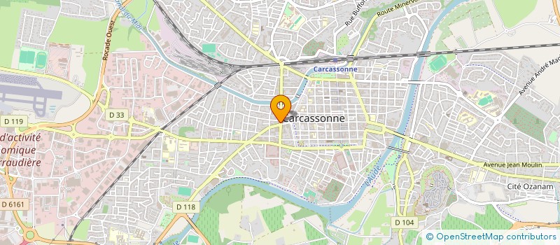 localisation de l'entreprise SCI DAVILLA à CARCASSONNE