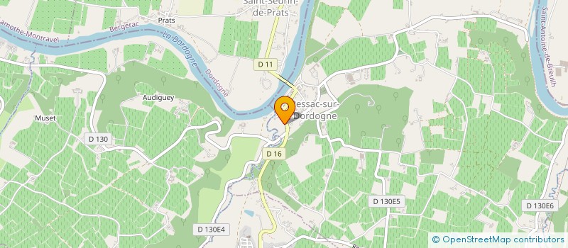 localisation de l'entreprise SCI DAVILOU  GENSAC