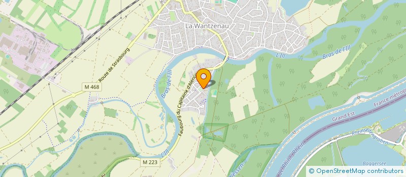 localisation de l'entreprise SCI DAVIMM  LA WANTZENAU