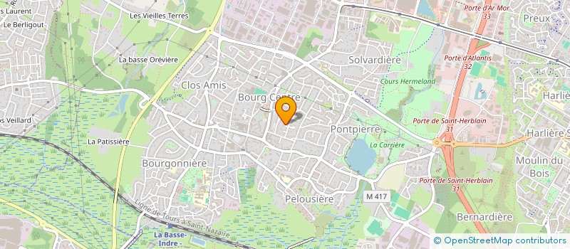 localisation de l'entreprise SCI DAVIN  SAINT-HERBLAIN