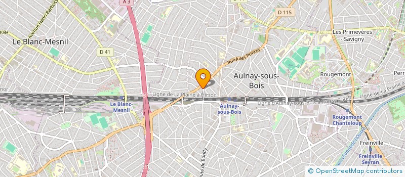 localisation de l'entreprise SCI DAVINCI à AULNAY-SOUS-BOIS