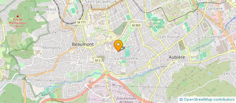 localisation de l'entreprise SCI DAVIOT  BEAUMONT