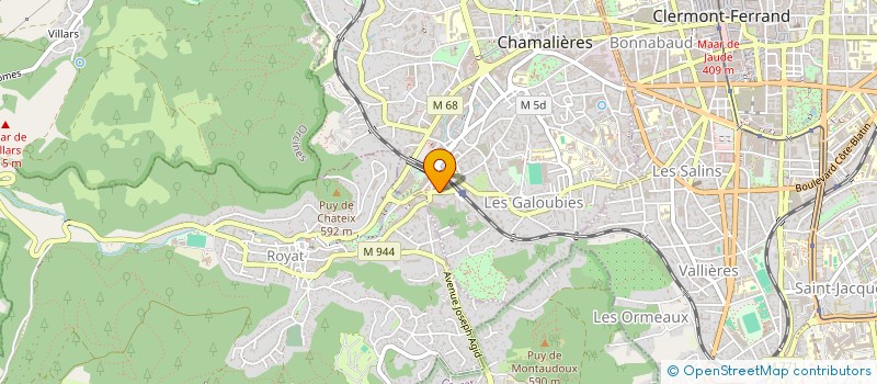 localisation de l'entreprise SCI DAVIOUD-LECOCQ  CHAMALIERES