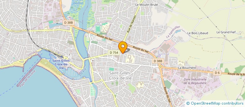 localisation de l'entreprise SCI DAVIS 2 à SAINT-GILLES-CROIX-DE-VIE