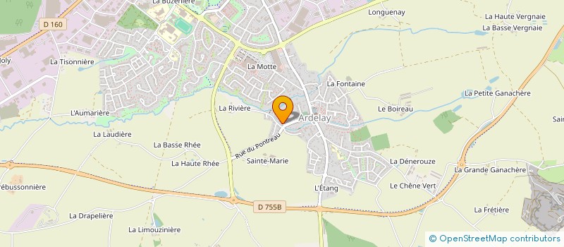 localisation de l'entreprise SCI DAVIS à LES HERBIERS