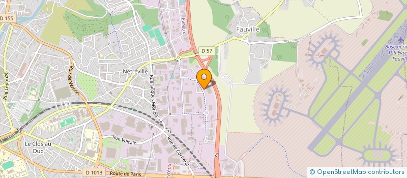 localisation de l'entreprise SCI DAVIS IMMO DREUX  EVREUX