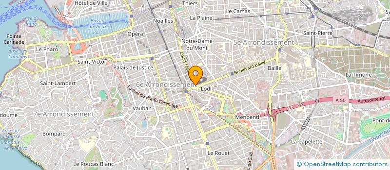 localisation de l'entreprise SCI DAVISIL à MARSEILLE