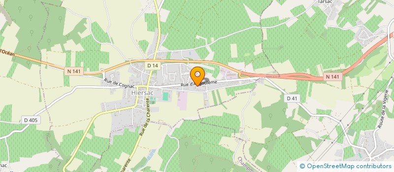 localisation de l'entreprise SCI DAVISSEAU PCB MEDICAL  HIERSAC