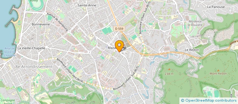 localisation de l'entreprise SCI DAVITA à MARSEILLE 9EME