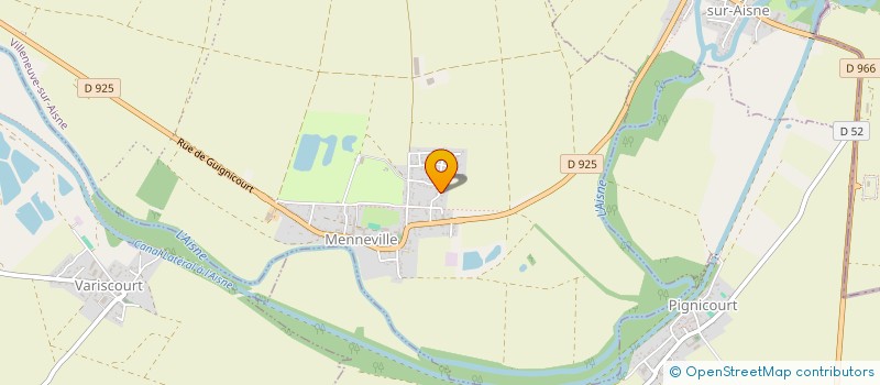 localisation de l'entreprise SCI DAVITOM IMMOBILIER  VILLENEUVE-SUR-AISNE