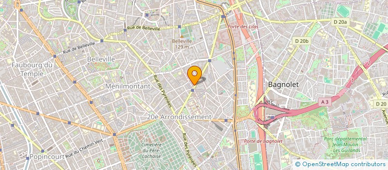 localisation de l'entreprise SCI DAVLIN  PARIS