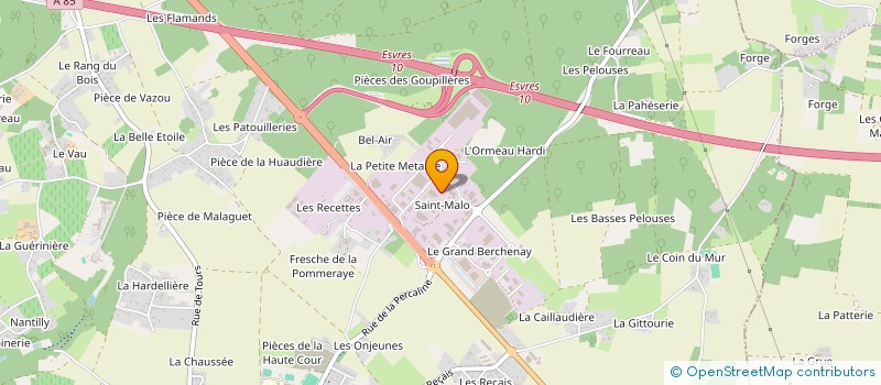 localisation de l'entreprise SCI DAVLYNE  ESVRES