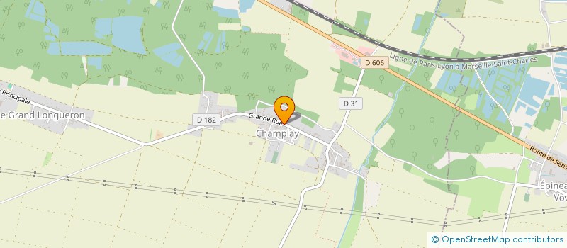 localisation de l'entreprise SCI DAVMA à CHAMPLAY