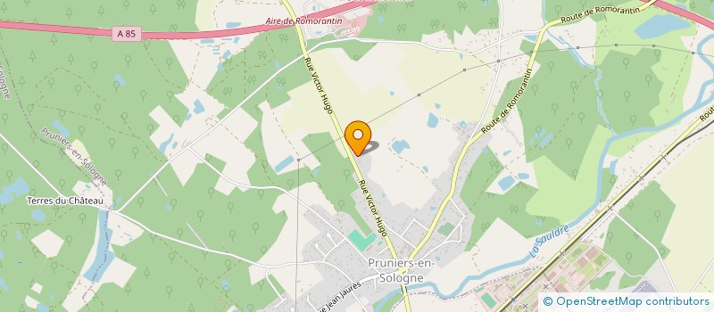 localisation de l'entreprise SCI DAVOLI  PRUNIERS-EN-SOLOGNE