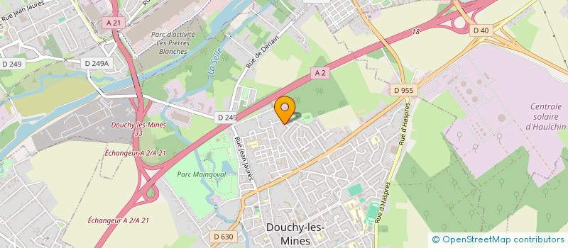 localisation de l'entreprise SCI DAVOULT INVESTISSEMENT LOCATIF à DOUCHY-LES-MINES