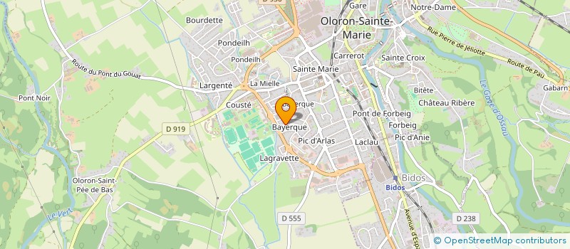 localisation de l'entreprise SCI DAVOUS  OLORON-SAINTE-MARIE