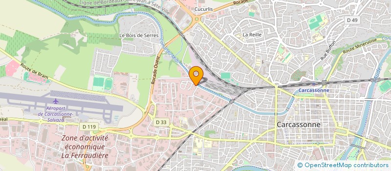 localisation de l'entreprise SCI DAVOV à CARCASSONNE