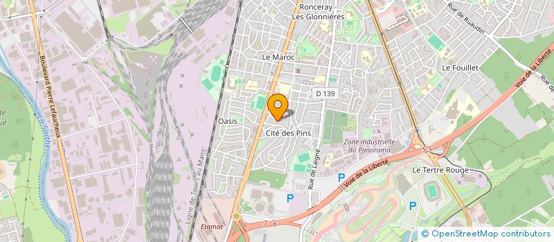 localisation de l'entreprise SCI DAVRIC  LE MANS