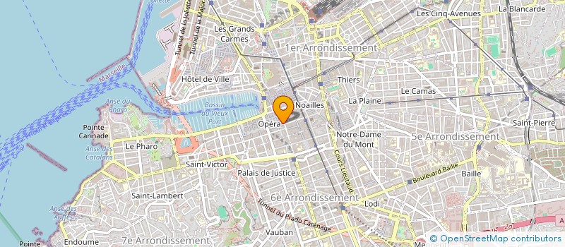 localisation de l'entreprise SCI DAVSO à MARSEILLE