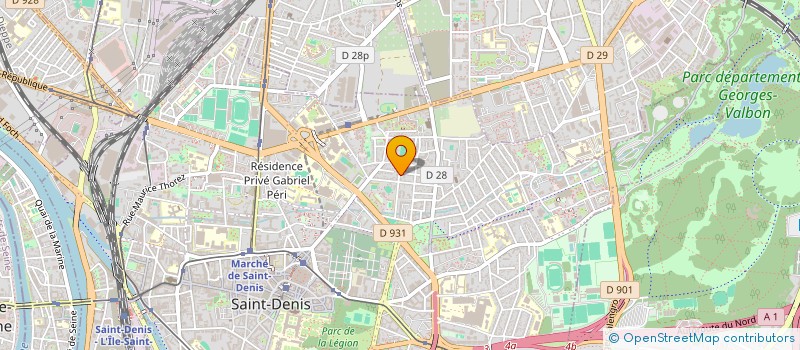 localisation de l'entreprise SCI DAVY à SAINT-DENIS