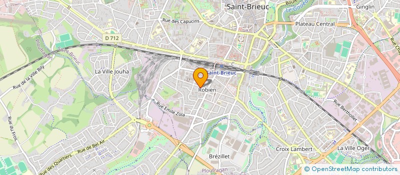 localisation de l'entreprise SCI DAVY à SAINT-BRIEUC