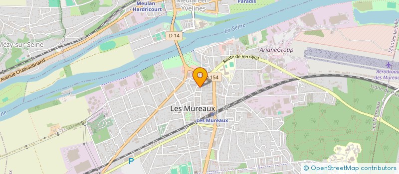 localisation de l'entreprise SCI DAVY à LES MUREAUX