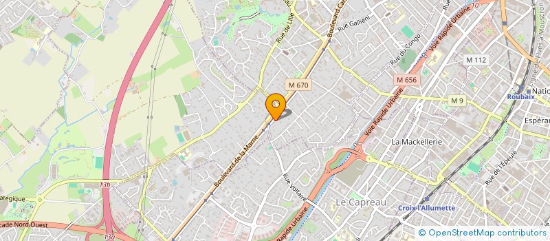 localisation de l'entreprise SCI DAVY  MOUVAUX