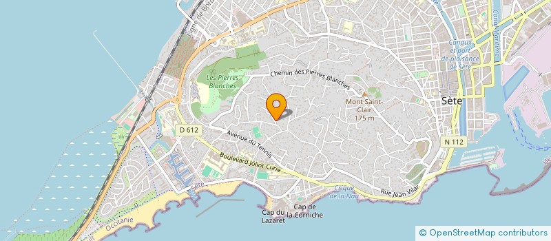 localisation de l'entreprise SCI DAVY  SETE