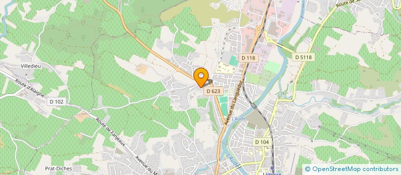 localisation de l'entreprise SCI DAVY'S MP  LIMOUX