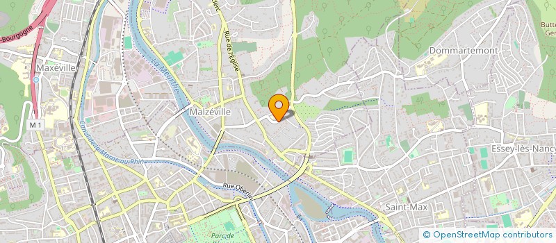 localisation de l'entreprise SCI DAWT  MALZEVILLE