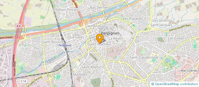 localisation de l'entreprise SCI DAX  PERPIGNAN