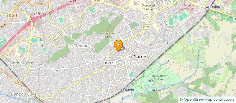 localisation de l'entreprise SCI DAX à LA GARDE
