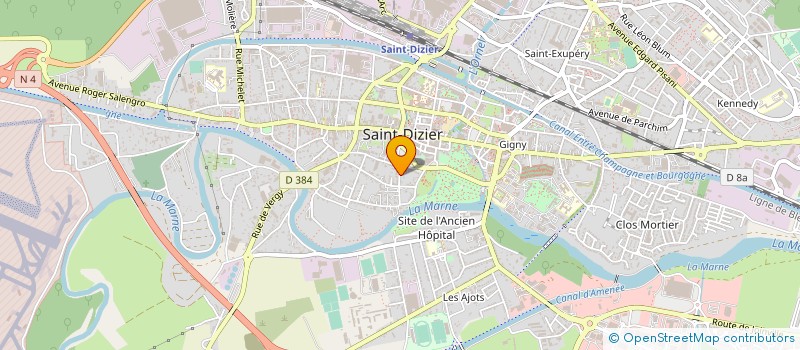 localisation de l'entreprise SCI DAXALINE à SAINT-DIZIER