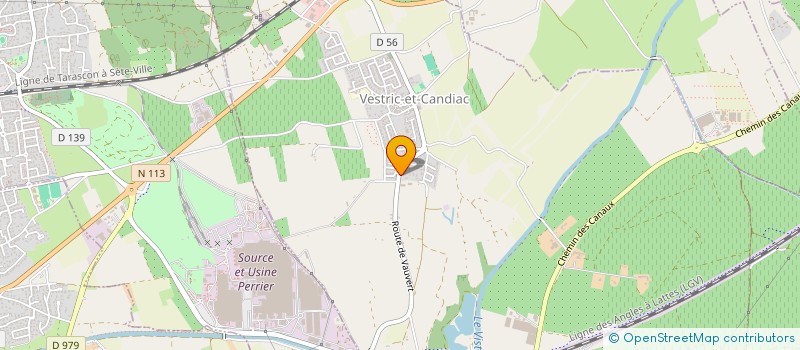 localisation de l'entreprise SCI DAXEL  VESTRIC-ET-CANDIAC