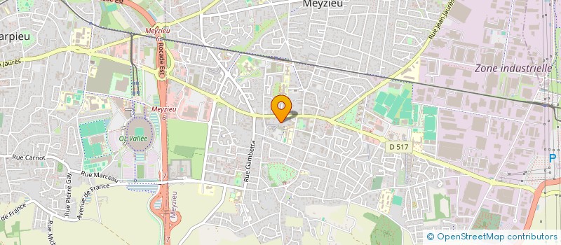 localisation de l'entreprise SCI DAY  MEYZIEU