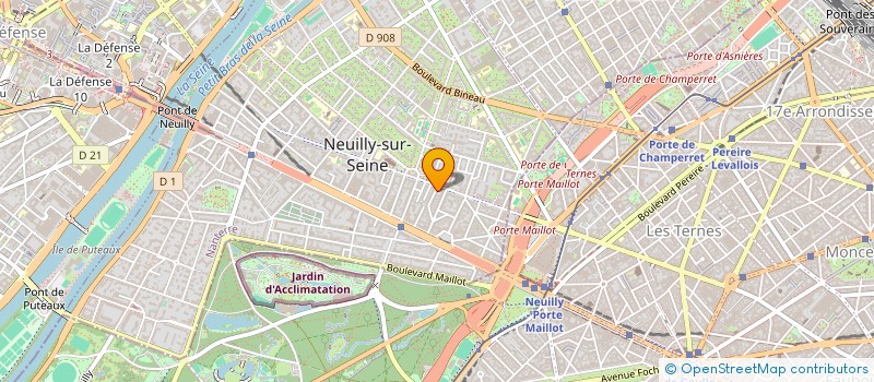localisation de l'entreprise SCI DAYAN BAGATELLE à NEUILLY-SUR-SEINE