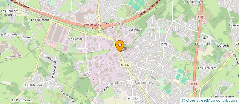 localisation de l'entreprise SCI DAYAN IMMOBILIER  REZE