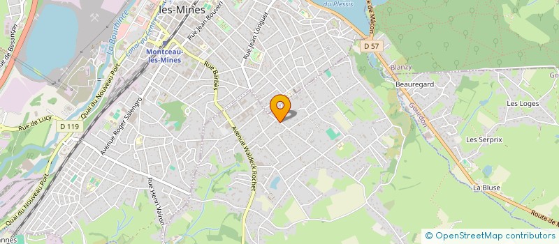 localisation de l'entreprise SCI DAYANA  SAINT-VALLIER