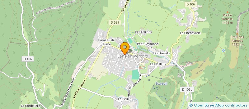 localisation de l'entreprise SCI DAYARD MINOTTO  LANS-EN-VERCORS