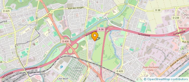 localisation de l'entreprise SCI DAYEN  ILLZACH