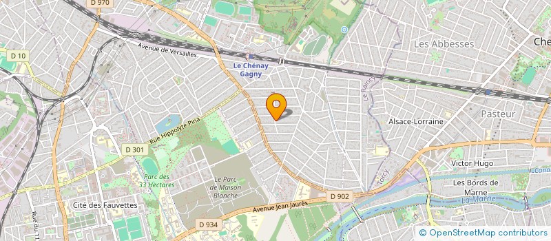 localisation de l'entreprise SCI DAYS à GAGNY