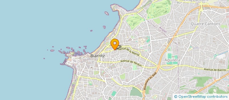 localisation de l'entreprise SCI DAZET  BIARRITZ