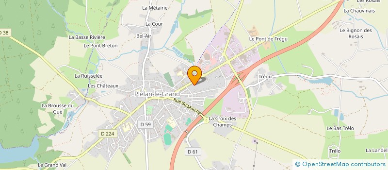 localisation de l'entreprise SCI DAZONT AZUR à PLOEMEUR