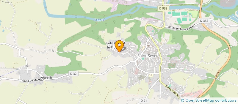 localisation de l'entreprise SCI DB 3D à SAINT-SEVER