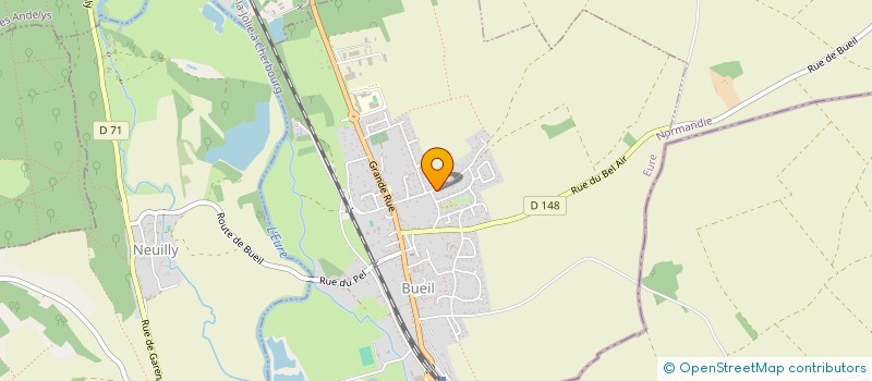 localisation de l'entreprise SCI DB  BUEIL