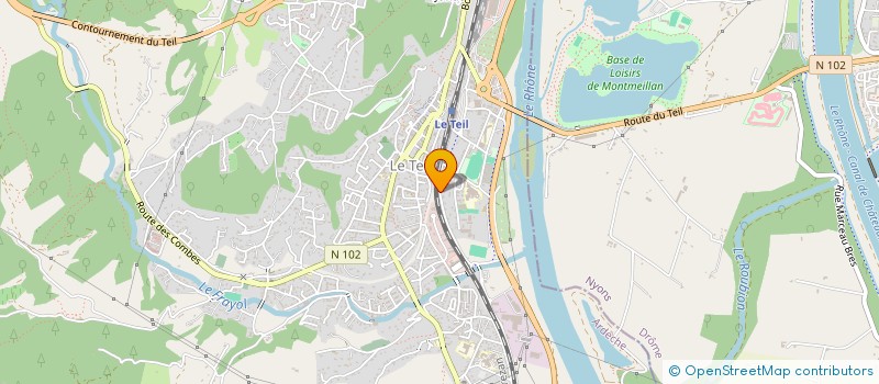 localisation de l'entreprise SCI DB DEVELOPPEMENT  LE TEIL