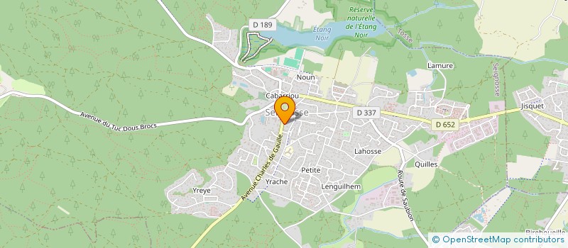 localisation de l'entreprise SCI DB IMMO  SEIGNOSSE